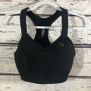 Moving Comfort Brooks Juno black sports bra 36D